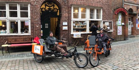 Mit Fahrradbussen durch Lüneburg
