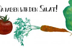 Bild für "Da haben wir den Salat!"