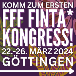 Bild für Fridays for Future FINTA* Kongress