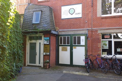 Eingang JANUN Landesbüro Hannover