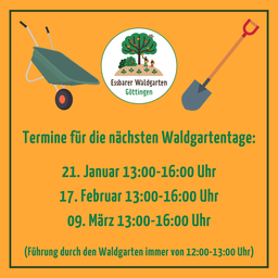 Pflanztag Ankündigung