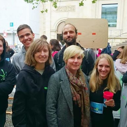 Landtagsaktion Gruppenfoto
