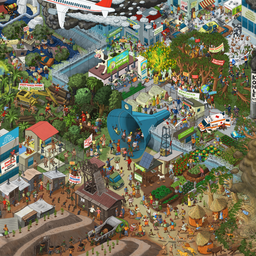 Wimmelbild Klima+Flucht Preview