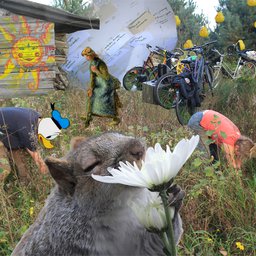 Summergathering in the forestgarden