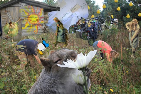 Summergathering in the forestgarden