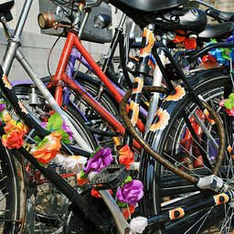 Fahrrad in Gronningen