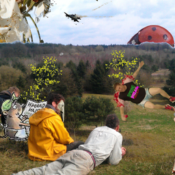 Bild für spring gathering in the forestgarden