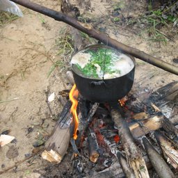 Lagerfeuerkochen