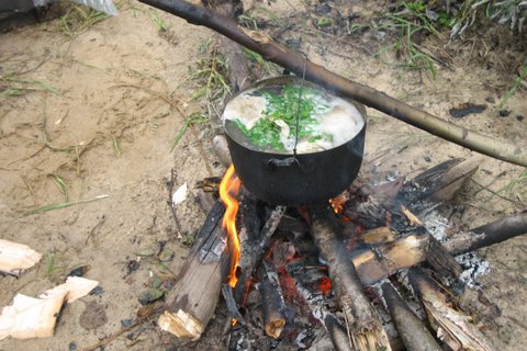 Lagerfeuerkochen