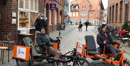 Mit Fahrradbussen durch Lüneburg