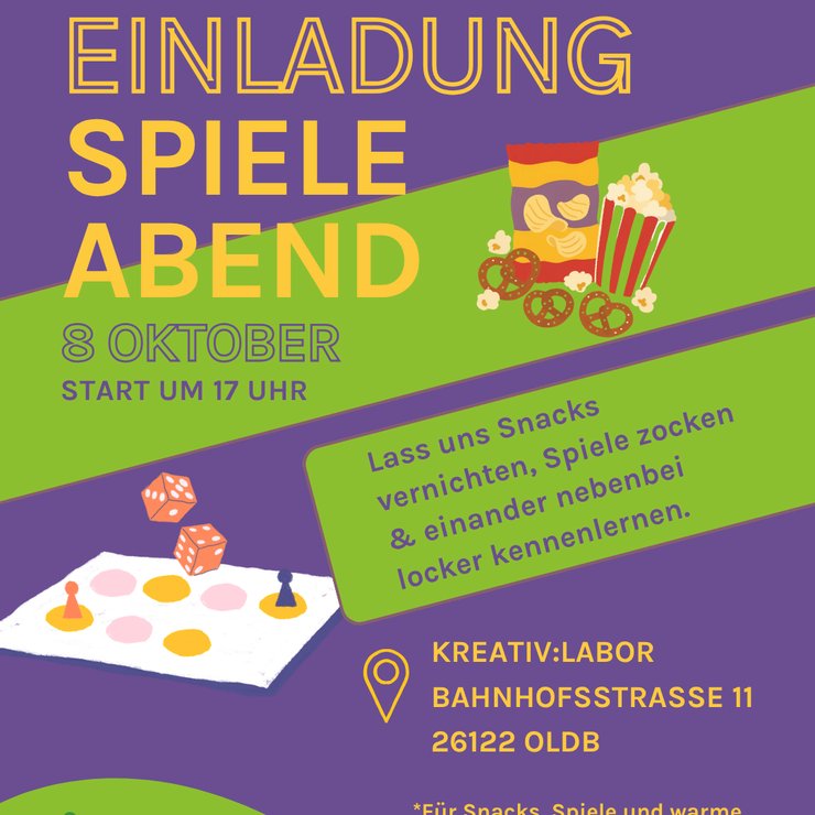 Oldenburg spieleabend Instagram-Beitrag